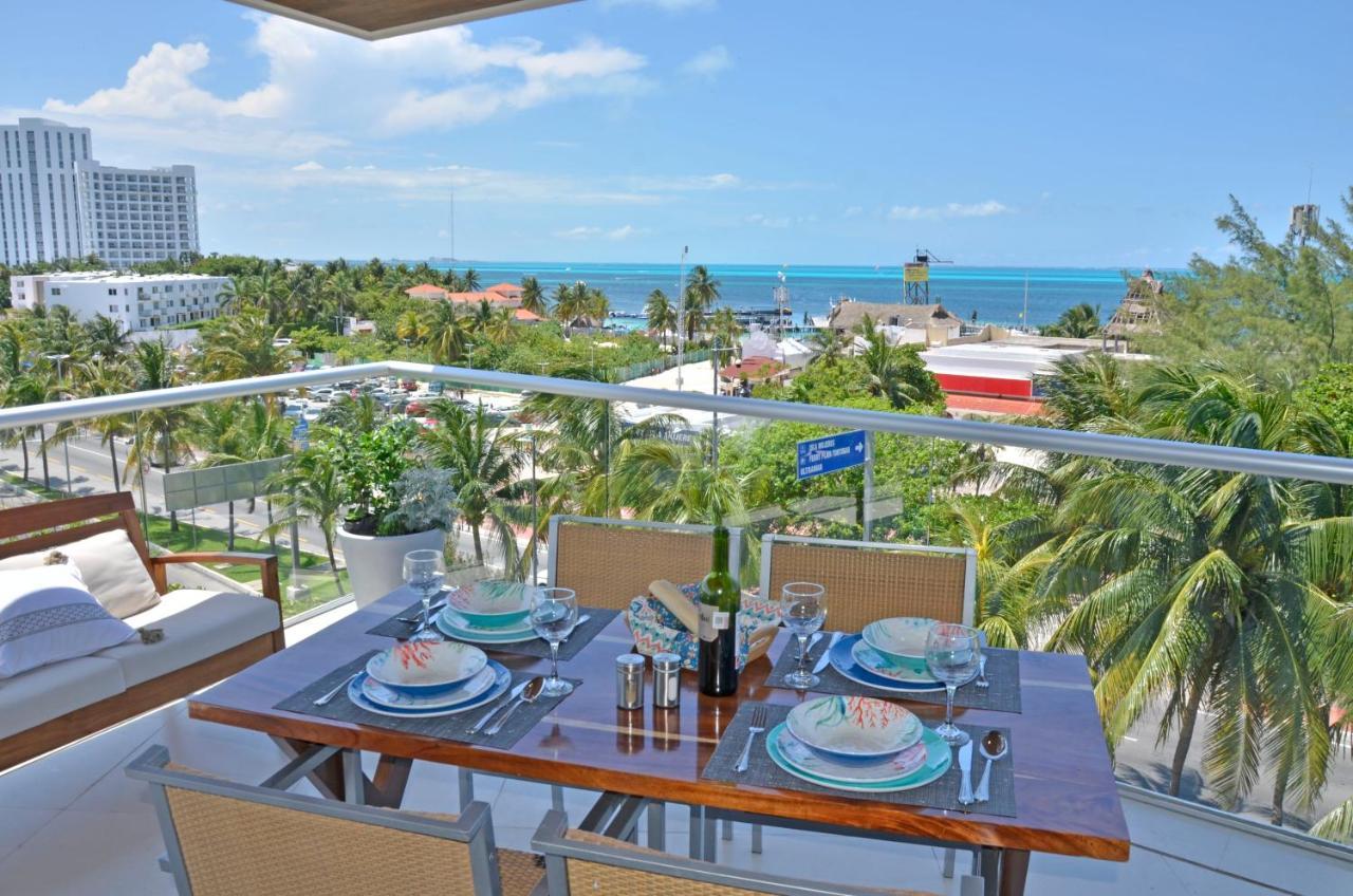Takh Sea View Apartment Cancún Eksteriør billede